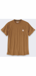 Carhartt Tričko Force Mid Pocket Hnědé