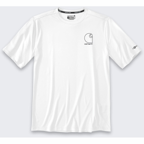 Salomon Bílé lehké tričko Sun Defender s logem SS