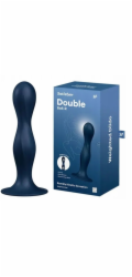 NoName Dildo SATISFYER_Double Ball-R s geisha kuličkami tmavě modré