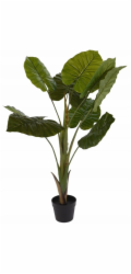 Beliani Umělá rostlina v květináči ALOCASIA WENTII, vysoká, 110 cm