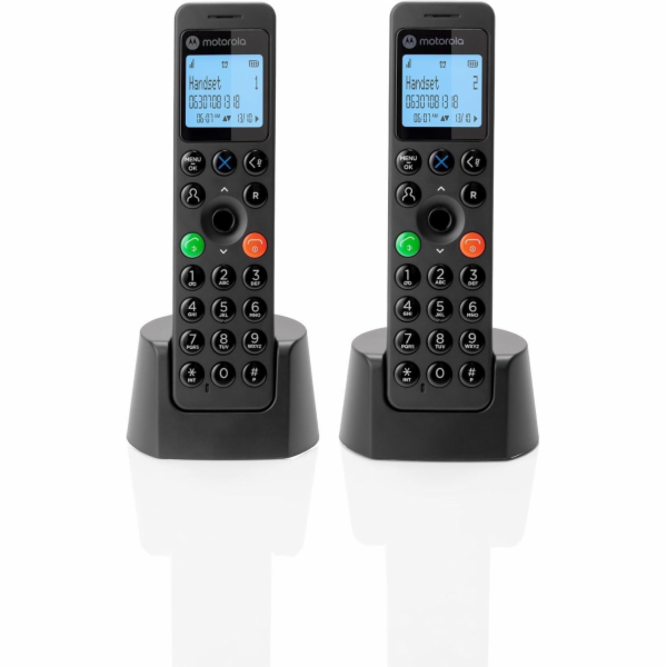 Motorola DOT202 DUO ČERNÝ - DECT TELEFON