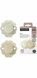 Suavinex - 308405-PHYSIOLOGICAL dudlík SX PRO silikonový 2 ks/0-6m/AQUA-WGRAY/WONDER