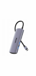 Unitek Hub 4v1 USB-C 10 Gbps, 2x USB-A a 2x USB-C H1112DGY01