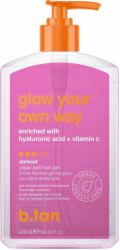 B.tan Glow Your Own Way Transparentní samoopalovací gel 473 ml