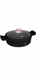 Kastrol s titanovým povrchem a poklicí 28 cm Black Rose Collection BH-1455
