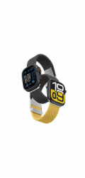 Amazingthing Blend Band 2 kusy pro Apple Watch 45/46/49 mm - žlutý/černý/černý
