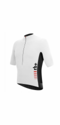RH+ Cyklistický dres zeroSpeedCell bílo-černo-červený - XL