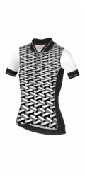 RH+ Dámský cyklistický dres zeroPreppy W BÍLÝ - XL