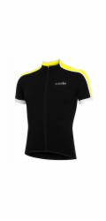 RH+ Cyklistický dres zeroPrime BÍLO-KYSELĚ ŽLUTÝ - L