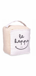 Giftdecor Zarážka dveří BE HAPPY, 14,5 x 16 x 19 cm