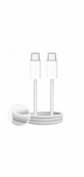Puro Fabrik 4 100W opletený kabel USB-C - USB-C 2m - bílý