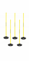 YakimaSport Slalomová překážková dráha 100cm hole + podstavec 1,5kg Žlutá