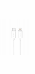 Puro Kabel TPE 20W USB-C - Lightning 3m - bílý