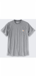 Carhartt Tričko Force Mid Pocket Heather Grey