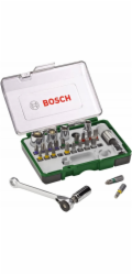  BOSCH 27 dílná sada šroubovacích hrotů a nástrčných klíčů s ráčnou