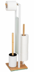 Wenko Stojan na toaletní papír a toaletní štětku RIVALTA, 3 v 1