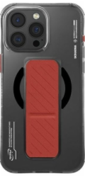 SKINARMA Pouzdro Axon pro iPhone 16 Pro Max 6.9 s magnetickým nabíjením a stojánkem, černé/černé
