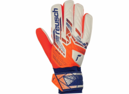 Reusch Brankářské rukavice Attrakt Starter Solid bílo-oranžové 5570513 2500 7.5