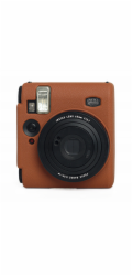 LoveInstant Silikonové pouzdro pro Fujifilm Instax Mini 99 hnědé
