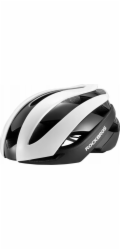 RockBros Univerzální nastavitelná cyklistická helma velikost M černobílá ROCKBROS