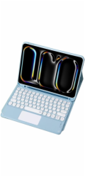 Strado Pouzdro s Bluetooth klávesnicí a touchpadem pro iPad Pro 11 Gen5 (modré)