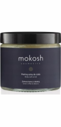 Mokosh solný tělový peeling Zelená káva s tabákem 300g
