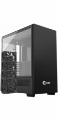 Zenpc Počítačová skříň Z3 Solid Black 4x Fander P12 PWM PST
