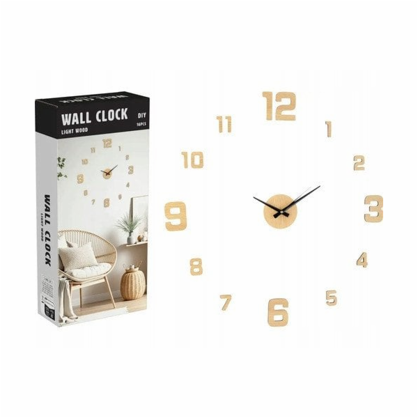 Home Styling Collection 3D nástěnné hodiny TETI k nalepení