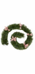 ATMOSPHERA Vánoční girlanda, hustý vánoční stromeček s mašlemi, 270 cm