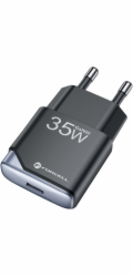 ForCell Nabíječka telefonu F-Energy Ultra Slim GaN III USB C PD QC4.0 3A 35W B135101-E černá
