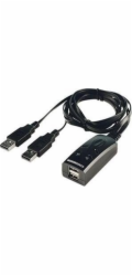 Lindy KM Keyboard & Maus Switch USB pro 2 Rechner Umschalter - 32165