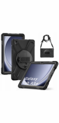 Strado Pouzdro Armor s rukojetí a poutkem pro Samsung Galaxy Tab A9 Plus 11 (černé)