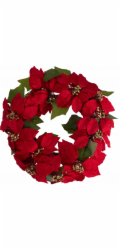 Victoria Sport DEKORATIVNÍ VĚNEC 45 CM POINSETIE