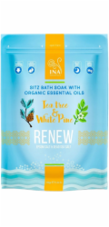 NoName Ina Essentials Renew koupelová sůl s čajovníkem a bílou borovicí 330g