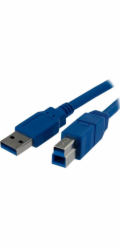 StarTech USB-A kabel – 1m modrý (USB3SAB1M)