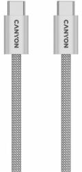Canyon Kabel USB-C - USB-C 1 m šedý