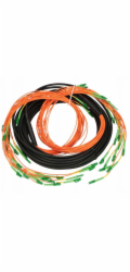 Equip Extralink SC/APC-LC/PC multipatchcord SM 24F 30M, kaskádový, 90cm