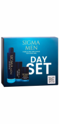 KANN Sigma Men Day Set mycí gel na tělo a vlasy 200ml + krém na ruce 100ml + denní krém 50ml