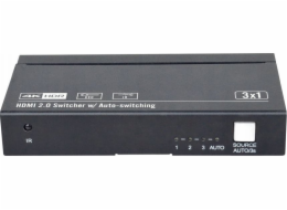 VivoLink HDMI přepínač 3x1 4K@60Hz