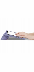 Tech-Protect Pouzdro na tablet Smartcase Pen Hybrid pro Samsung Galaxy Tab A9+ Plus / A11+ Plus 11.0 X210 / X215 / X216 / X230 / X235 / X236 Fialová Marble