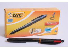 Bic Kuličkové pero BIC 4 COLOURS PRO AUTOMATIC, 12 kusů - 902129