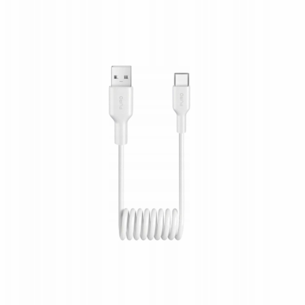 Puro Kabel USB-A - USB-C 1 m bílý (8018417498718)