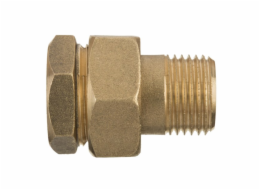 Invena Přímý mosazný šroubovací spoj, přímý O-kroužek 5/4 - ZM-17-032