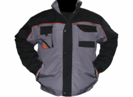 NoName Profesionální zateplená bunda 52, šedá a černá