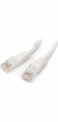 StarTech CAT5E bílý propojovací kabel 15M (M45PAT15MWH)