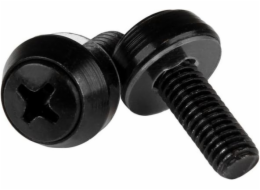 StarTech Sada šroubů/podložek M6 x 12 mm - 50 sad, černá (CABSCREEWSM6B)