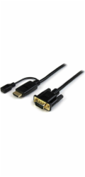StarTech Kabel HDMI - D-Sub (VGA) + micro USB 3m černý (HD2VGAMM10)