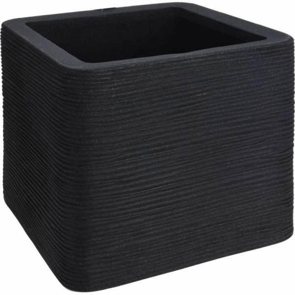 Květináč žebrovaný 40 x 35 cm antracit KO-Y54192790
