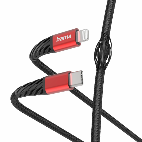 Hama 00201541 Extreme nabíjecí kabel USB-C - Lightning 1,...