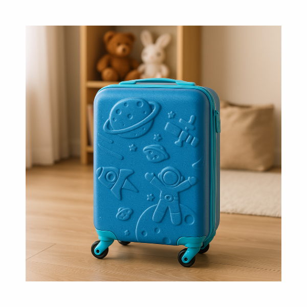 Dětský cestovní kufr 28 litrů SPACE KO-FB5000500modr